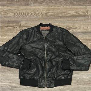 Ci Sono Black Leather Jacket